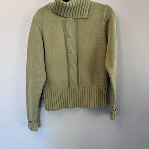 Merona Sage Green Cowl Neck Sweater